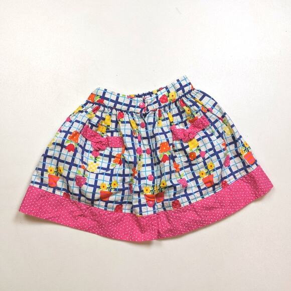 Vintage Gymboree Skirt Baby Girls Size Small 18-24m Floral - Picture 1 of 4